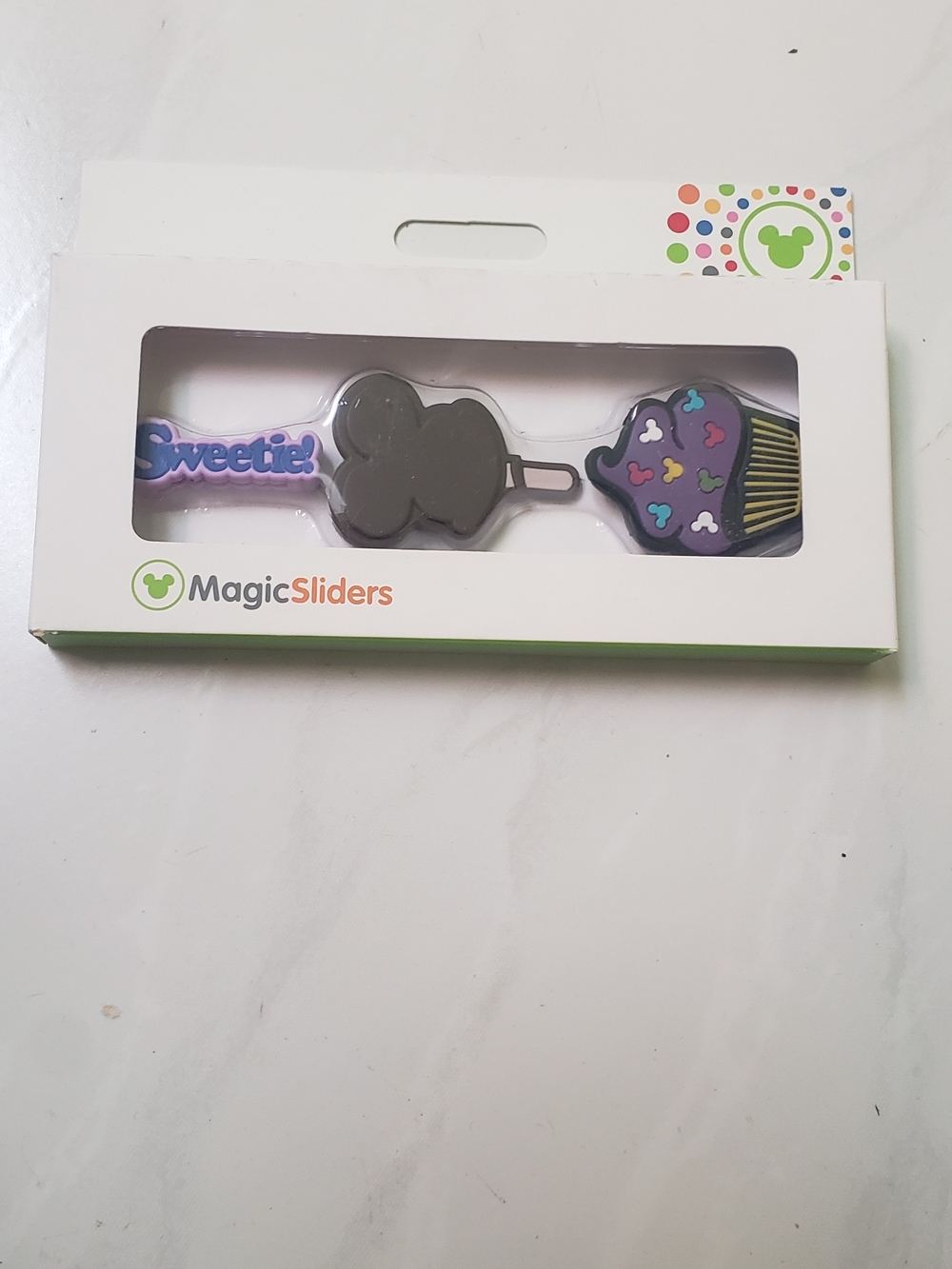 Brand new Magicband "MagicSliders" Sweetie Purple Cupcake
